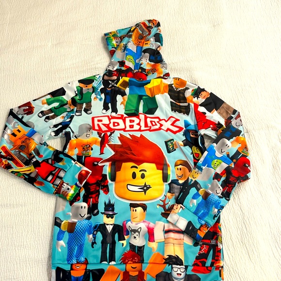 BNWOT Kid Boy Roblox 3D Animation Digital 3D Printing Hoodie  Youth -M - Picture 3 of 3